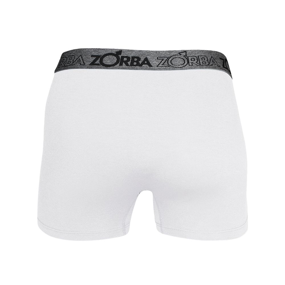 Cueca Zorba Boxer com Suporte Anatômico 667 Branco - P - HBI