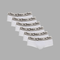 KIT-6-CUECAS-ZORBA-SLIP-COMFORT-674-BRANCA---C